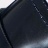 swatch-Navy Leather heeled loafer