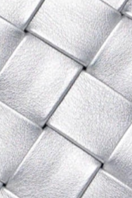 swatch_Silver olga berg quinn woven leather clutch