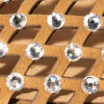 swatch_tan suede laser cut jeweled flat flat shoes