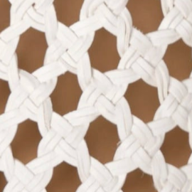 swatch_White Leather tony bianco Cheeky woven flat