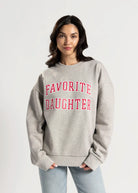 swatch_grey/red collegiate sweatshirt apparel