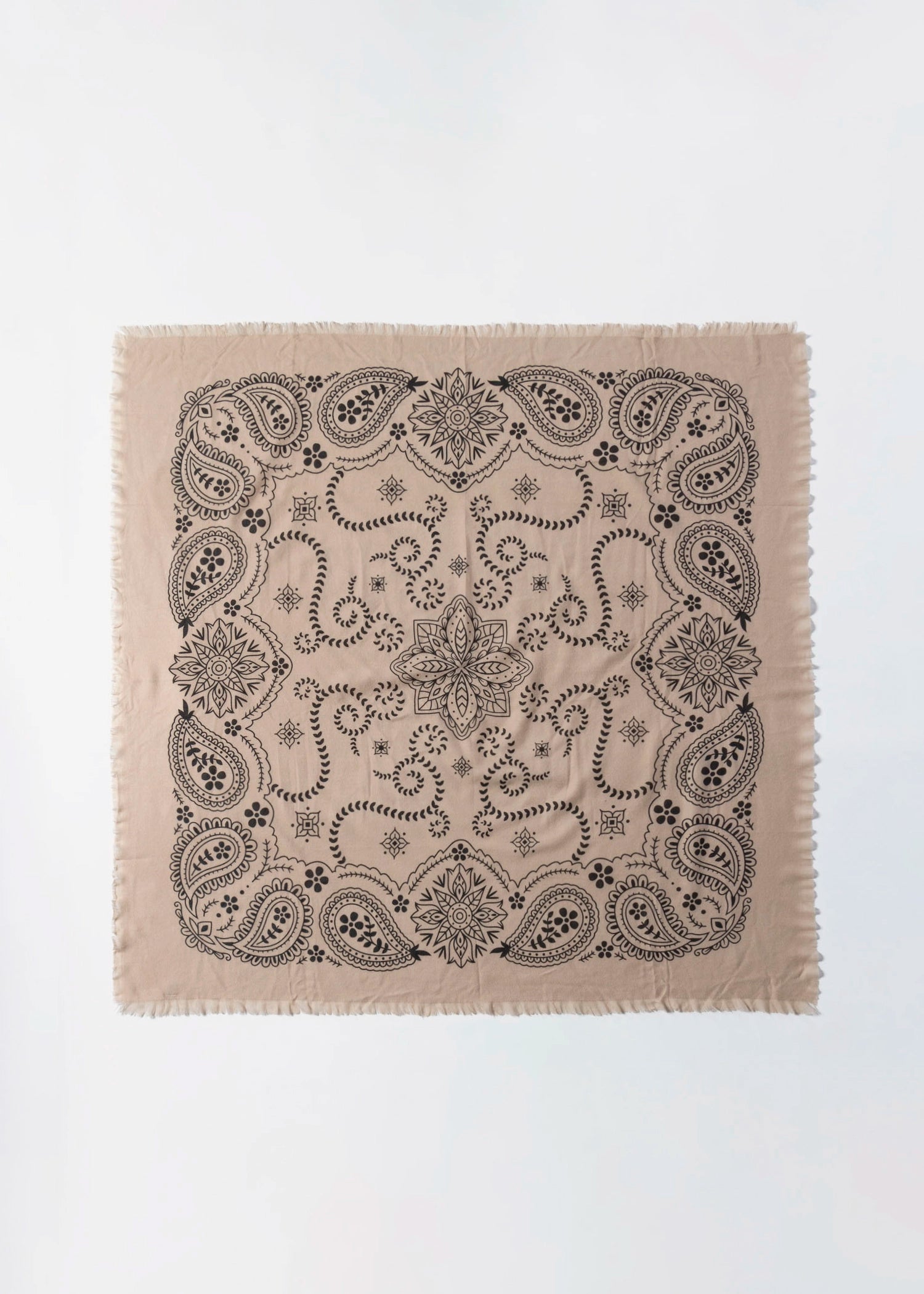 swatch_Taupe large bandana scarf