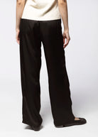 swatch_Black satin straight leg pant