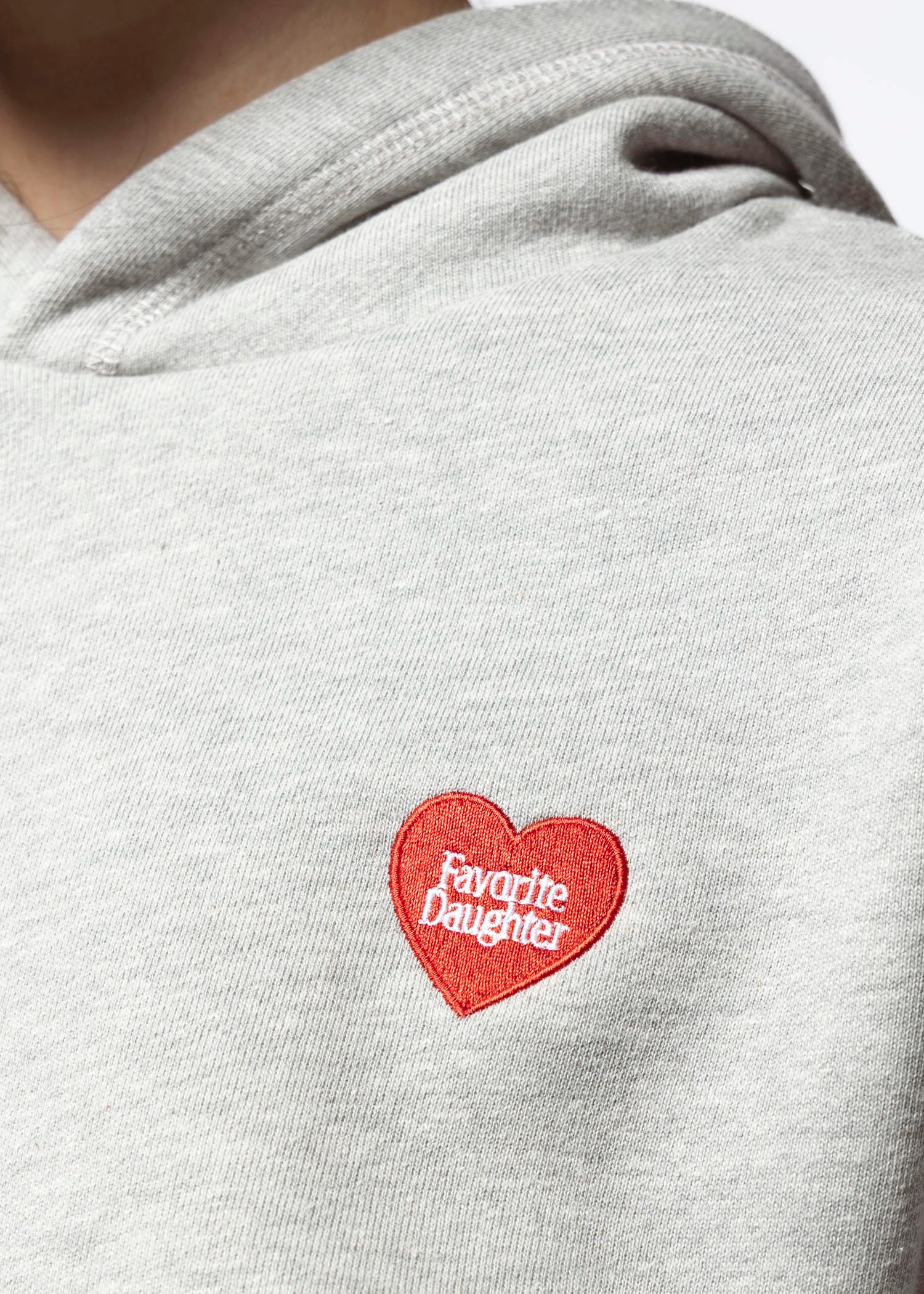 swatch_Heather Grey favorite daughter heart hoodie