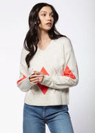 swatch_Tulip/Vanilla sanctuary scarf sweater