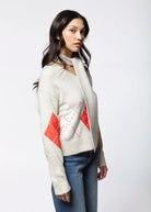 swatch_Tulip/Vanilla sanctuary scarf sweater