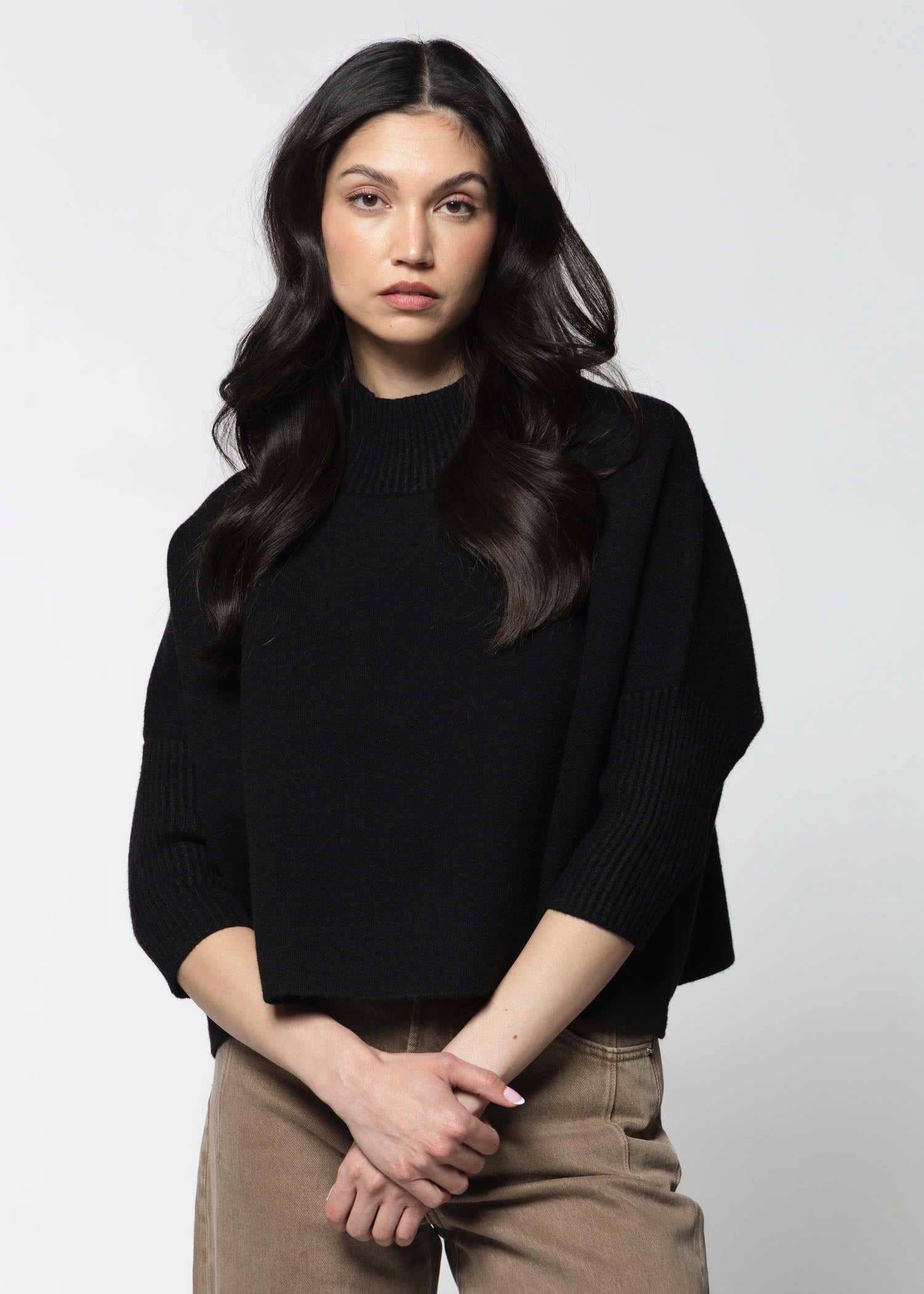 swatch_Black aja sweater