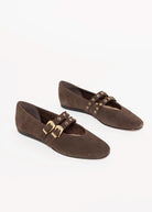 swatch_Brown Suede baylee flat shoes