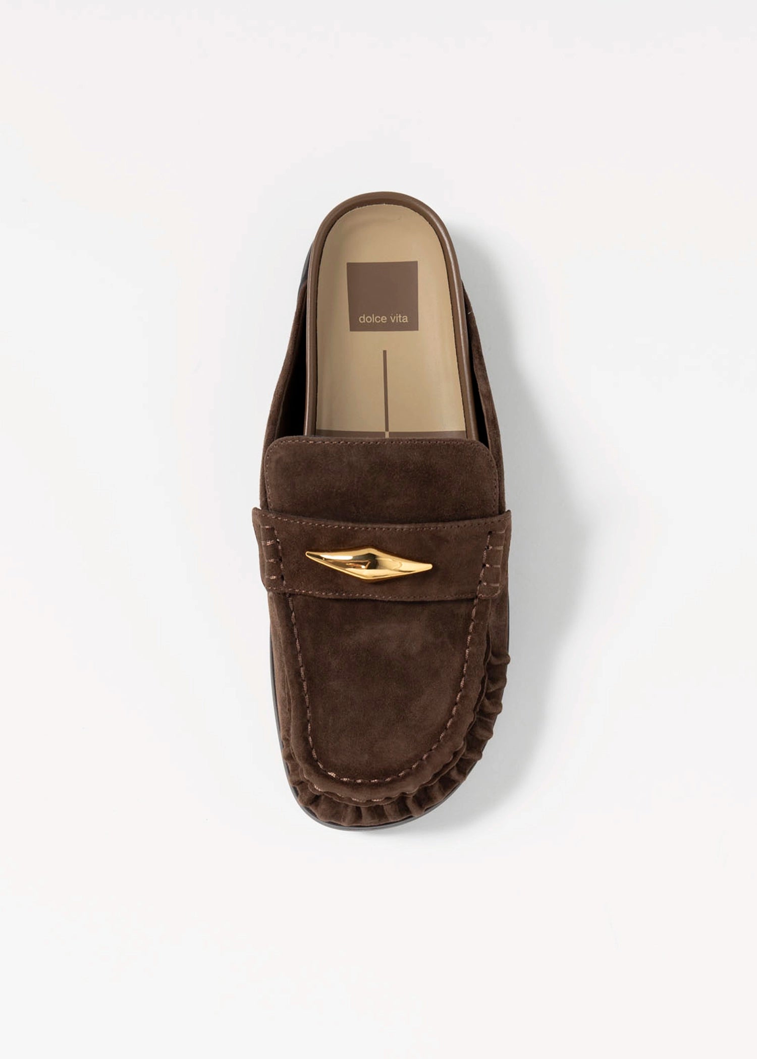 swatch_Dark Brown Suede dolce vita jodero mule
