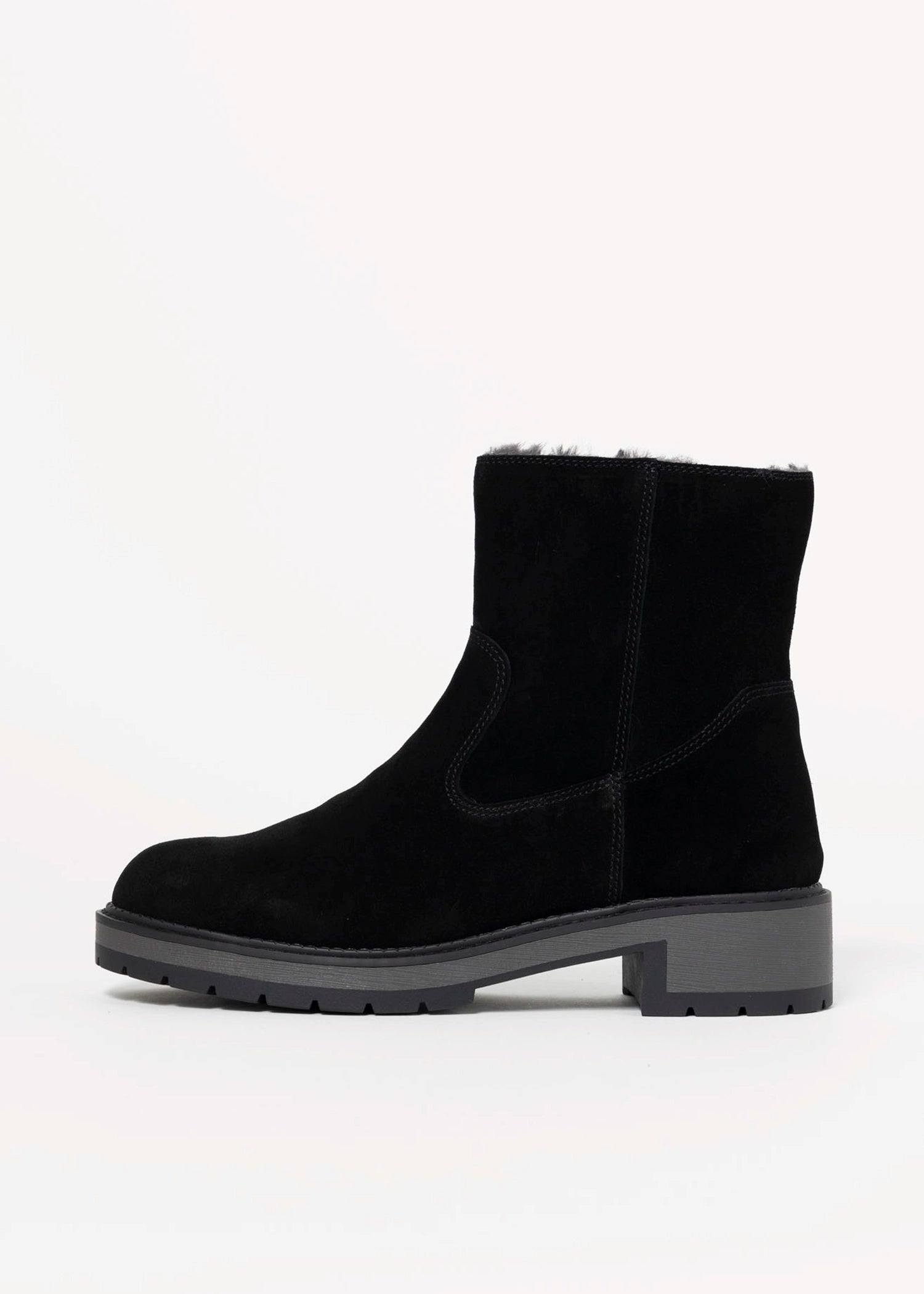 swatch_Black Suede blondo nappa waterproof boot