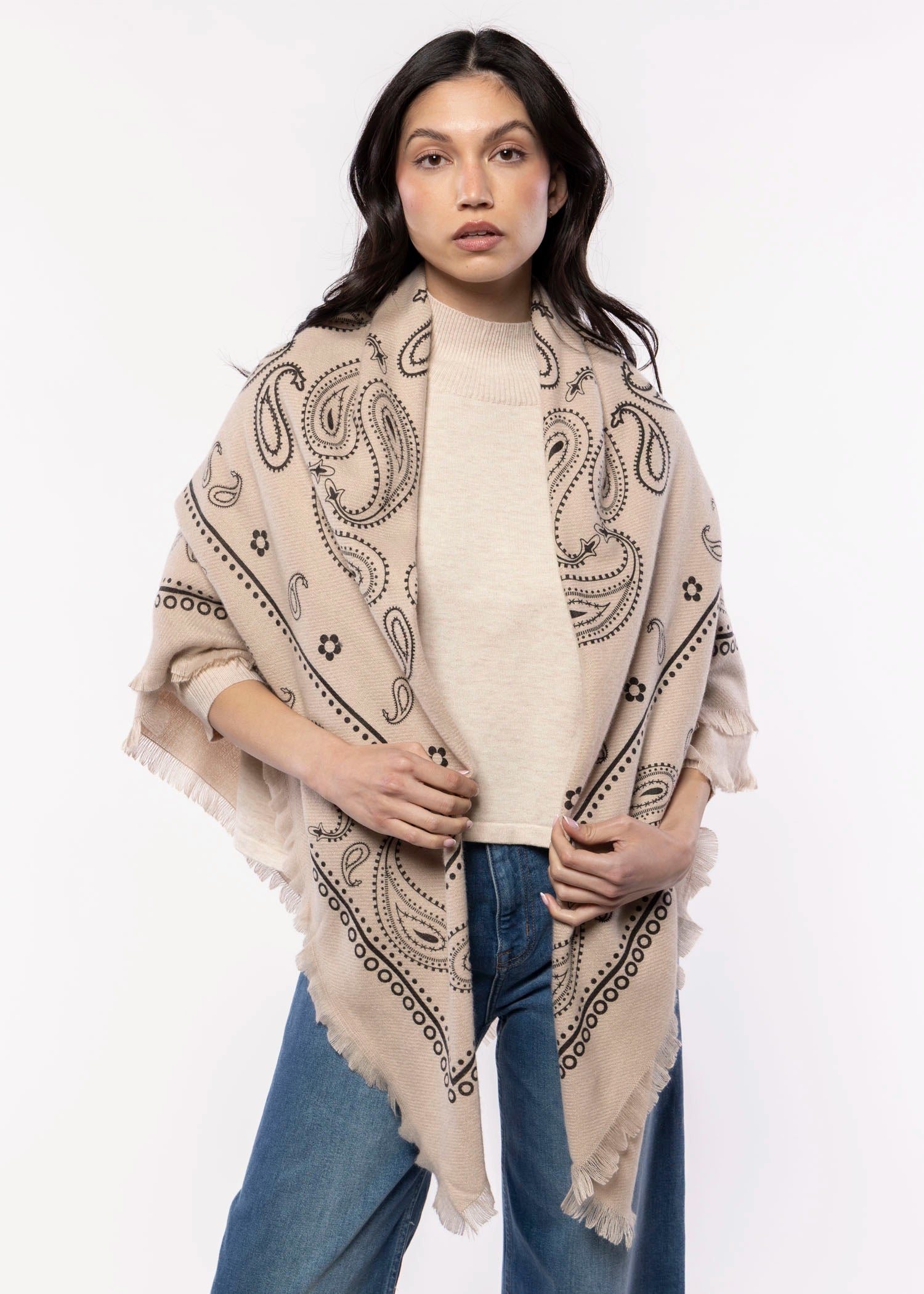 swatch_Taupe bandana scarf