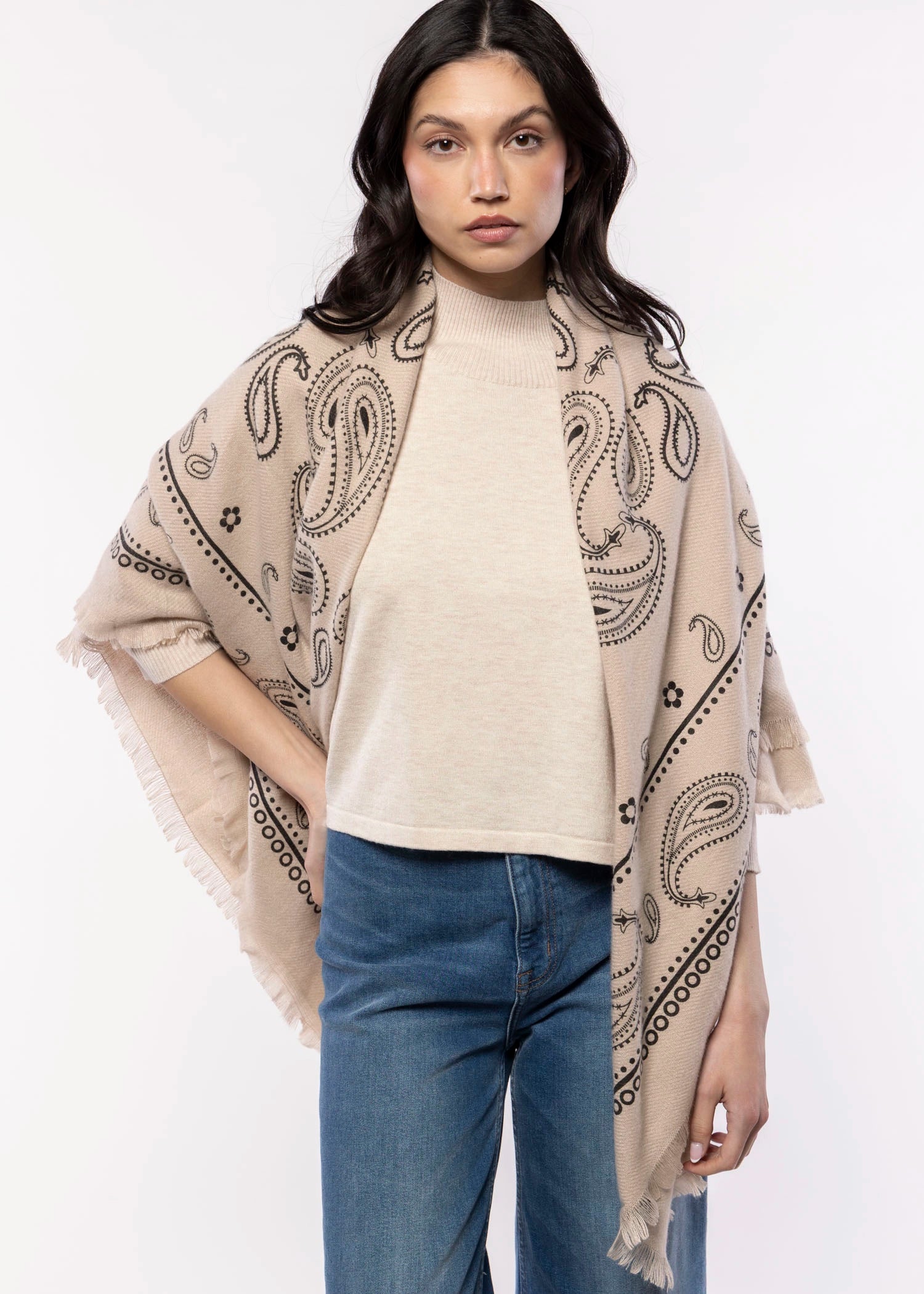 swatch_Taupe bandana scarf