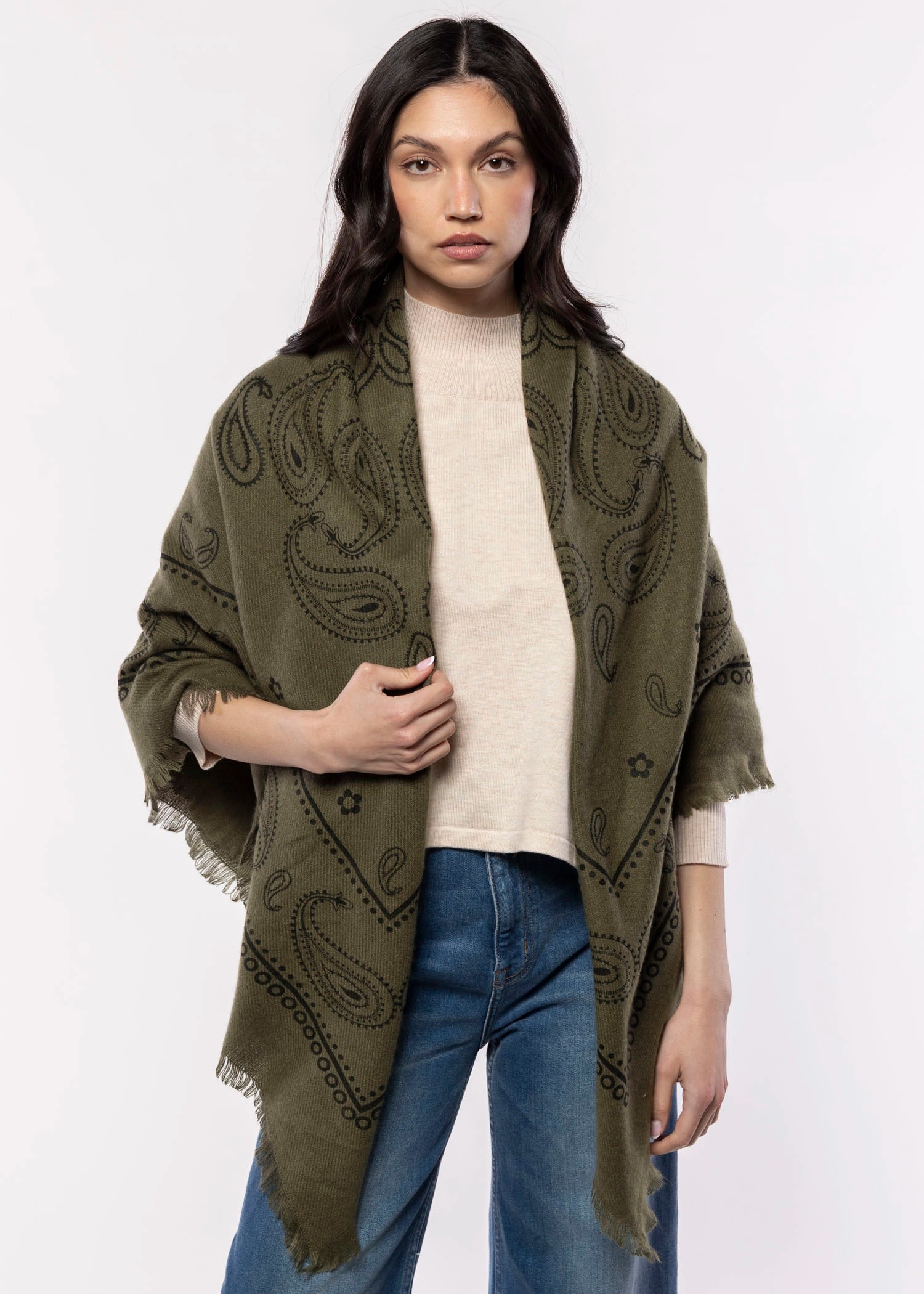 swatch_Khaki bandana scarf