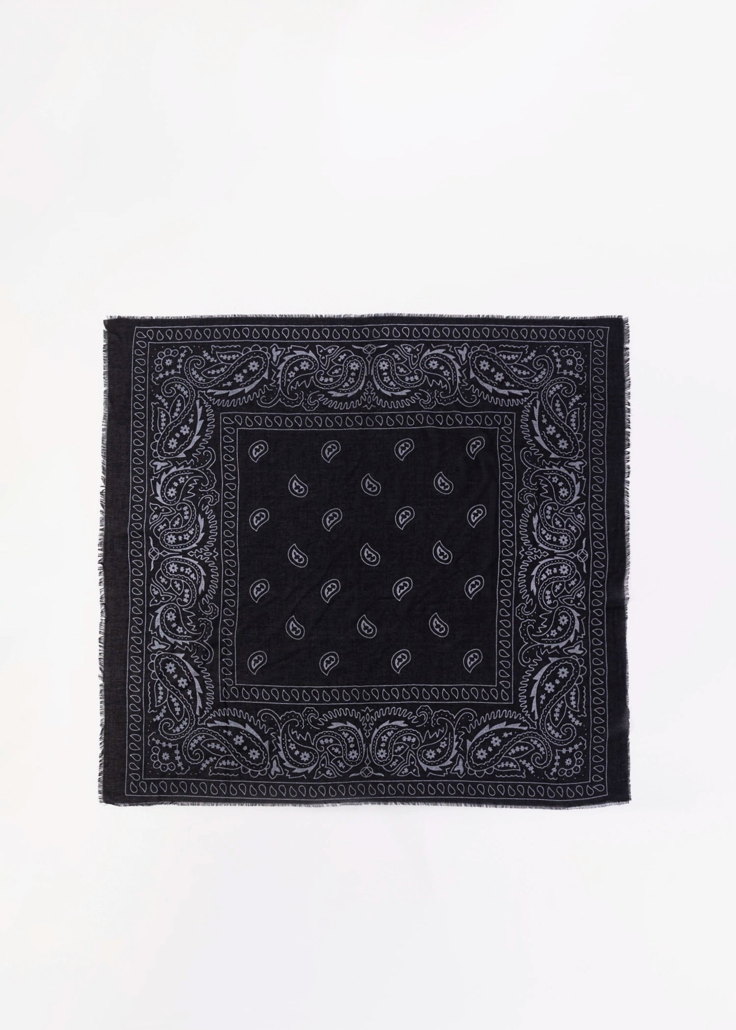 swatch_Black paisley bandana scarf