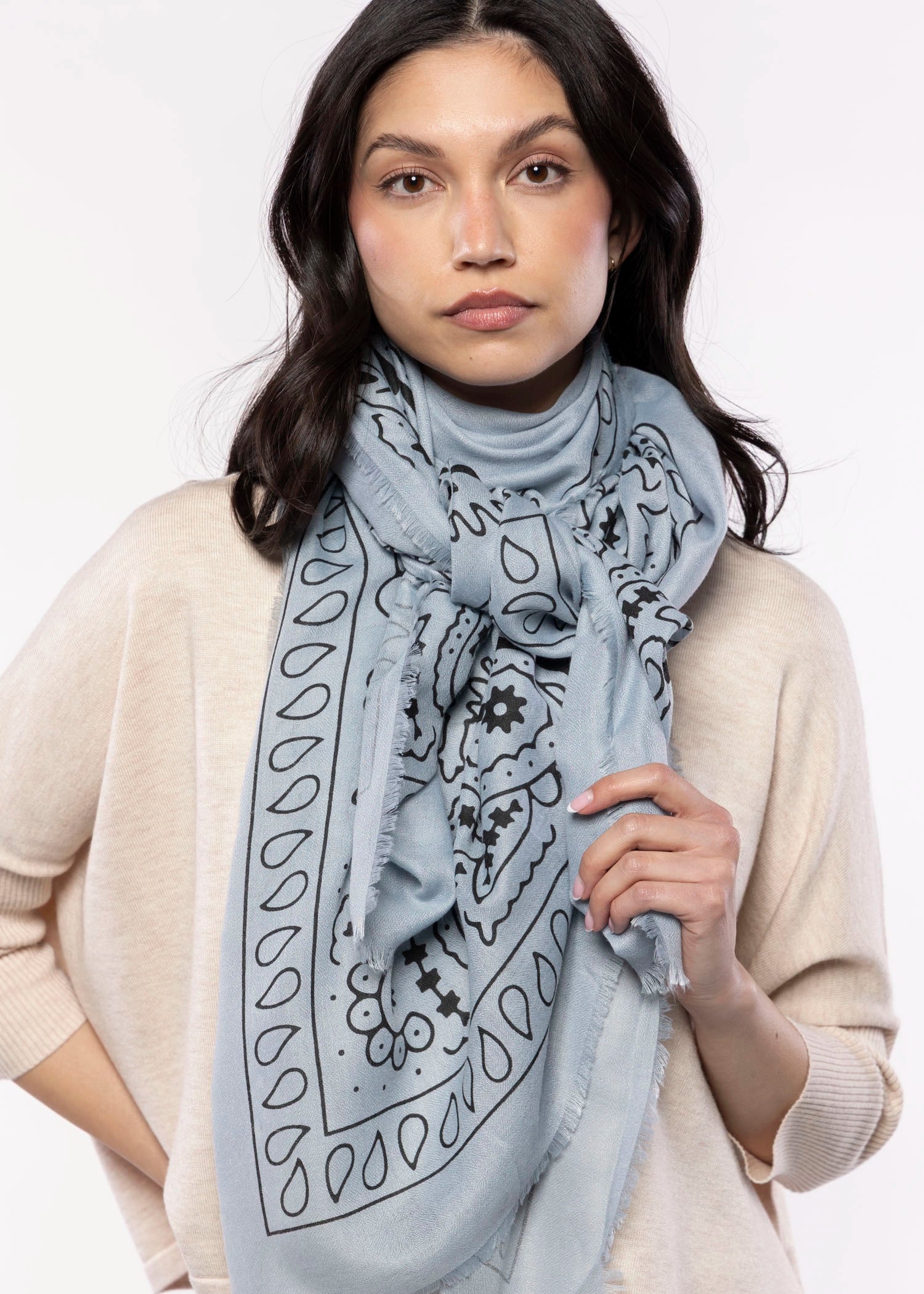 swatch_Light Blue paisley bandana scarf
