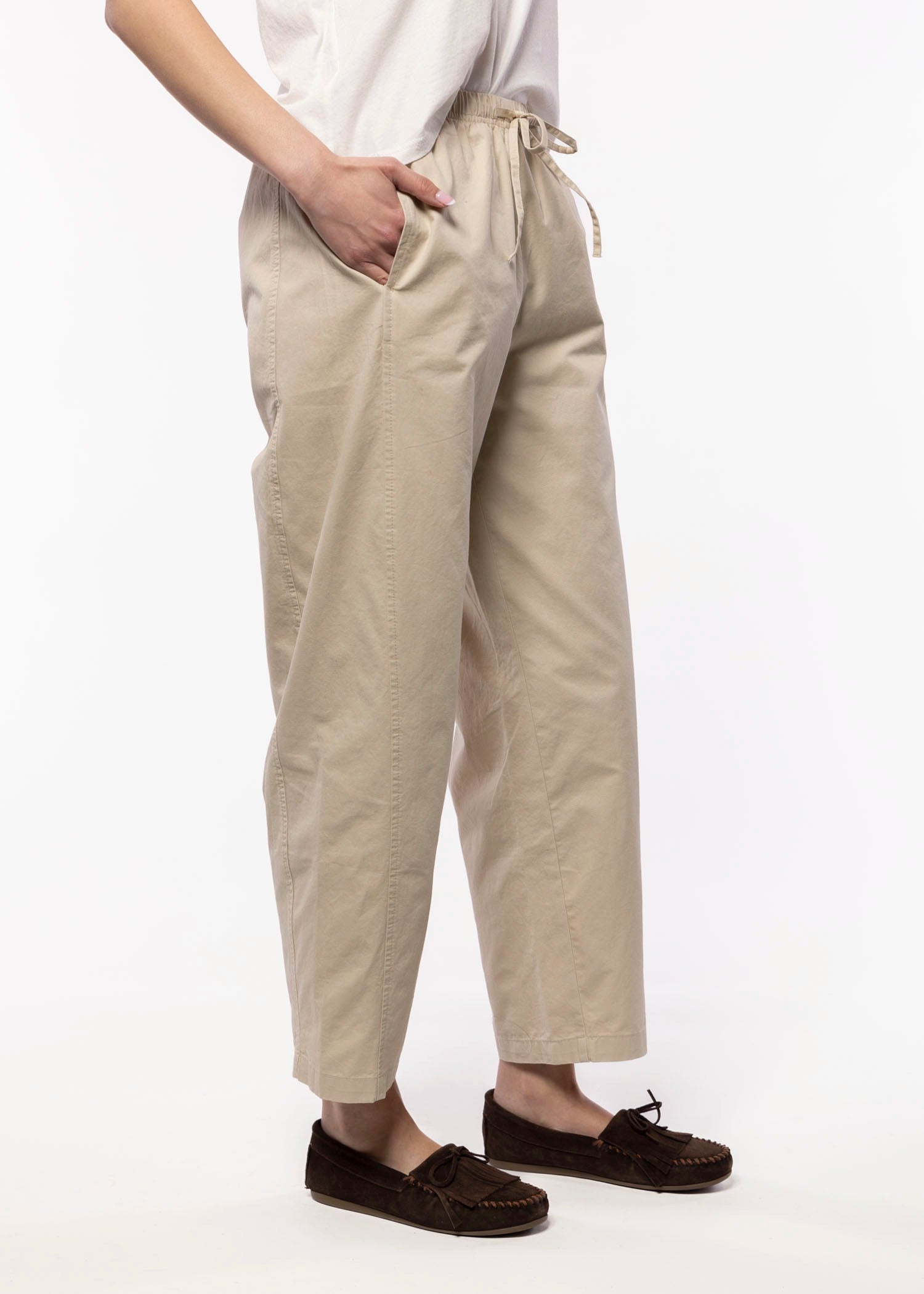 swatch_Shell cotton drawstring pant