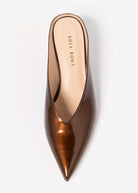 swatch_Bronze Patent pointed toe mule
