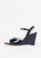 swatch_Navy Patent wedge sandal