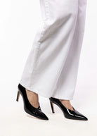 swatch_Black Patent classic pump