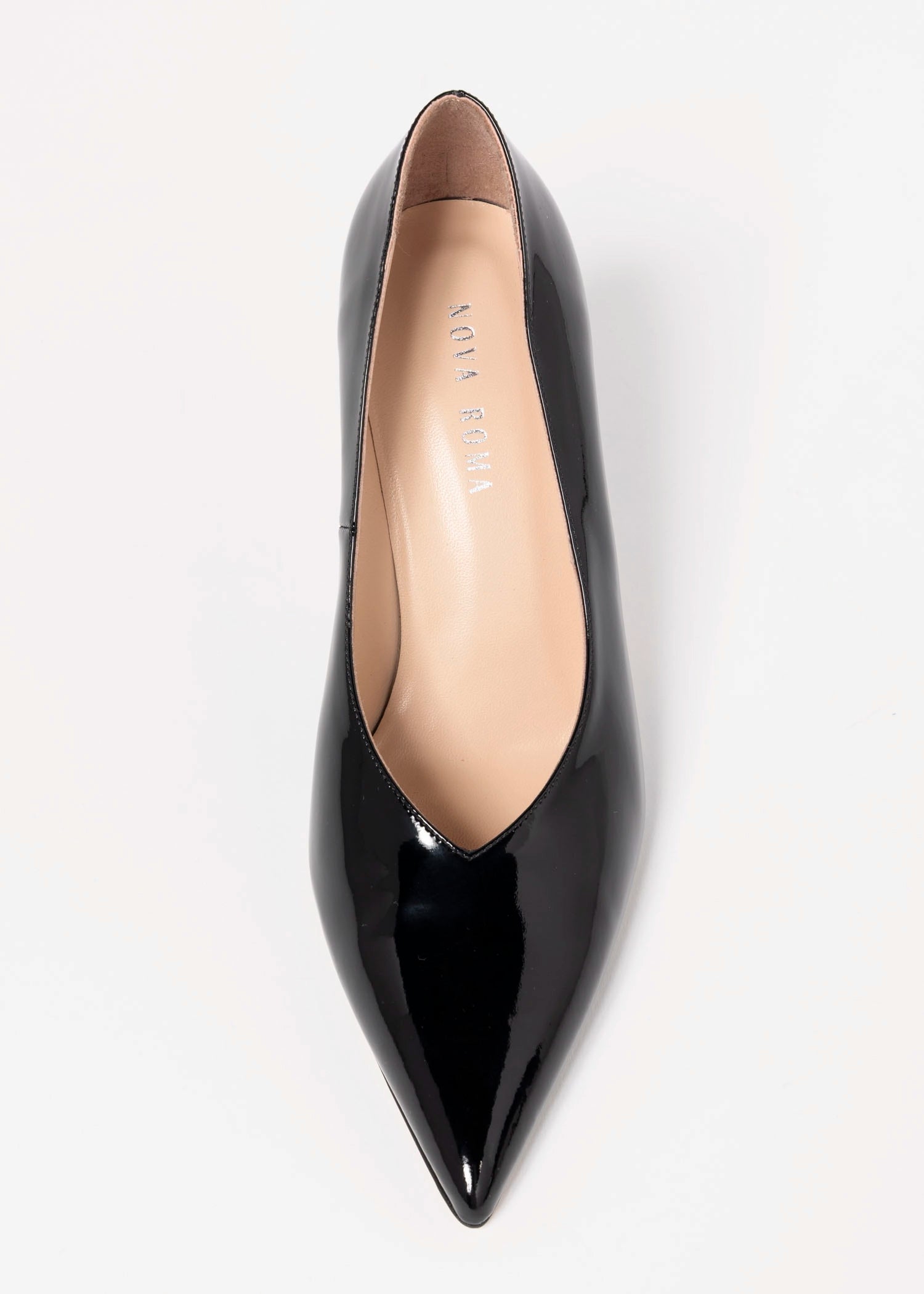 swatch_Black Patent classic pump