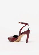 swatch_Cherry Patent Heeled Peep toe sandal