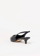 swatch_Black Leather kitten heel pump