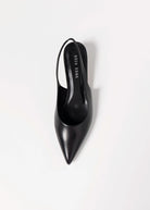 swatch_Black Leather kitten heel pump
