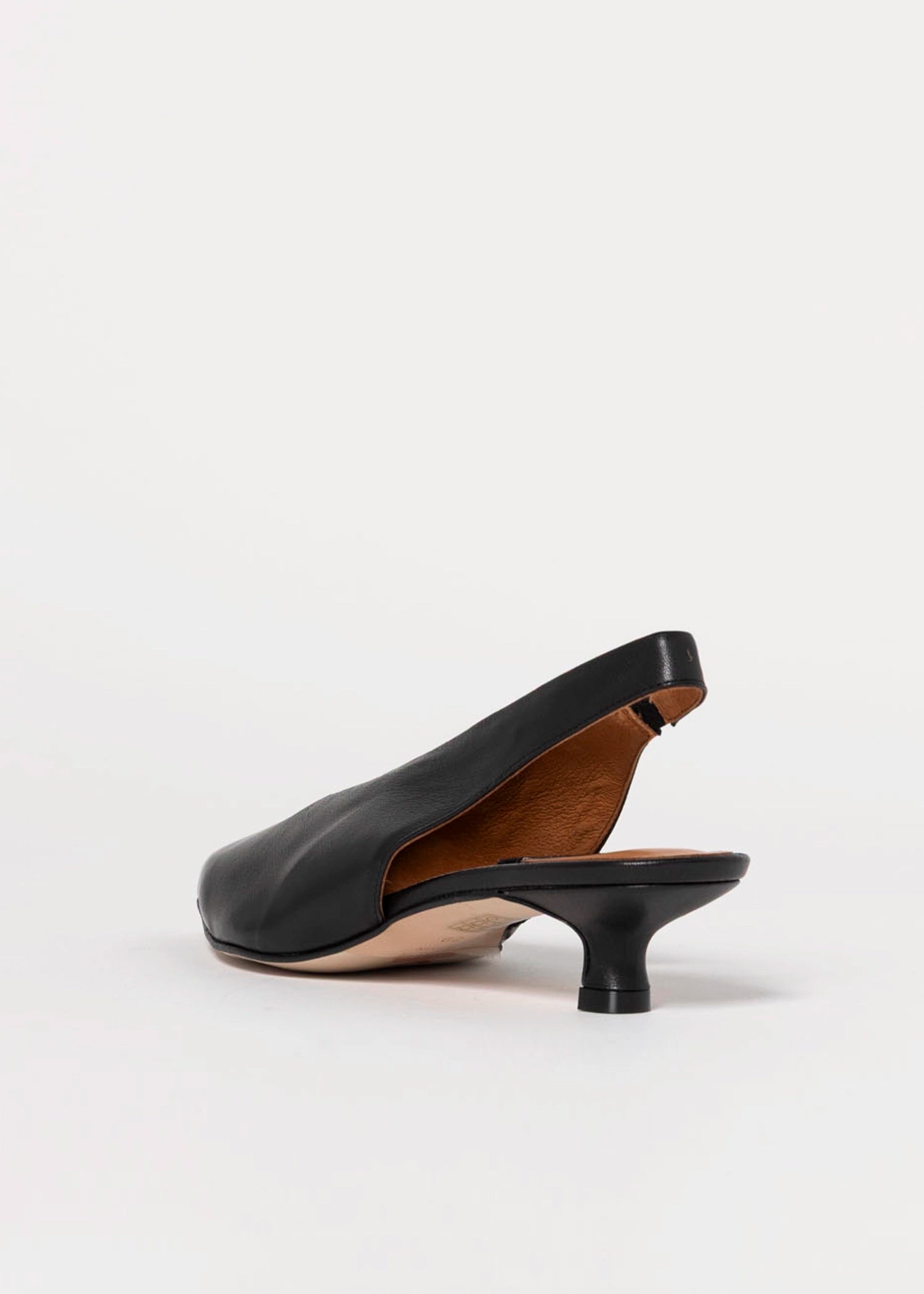 swatch_Black Leather angel alarcon slingback kitten heel