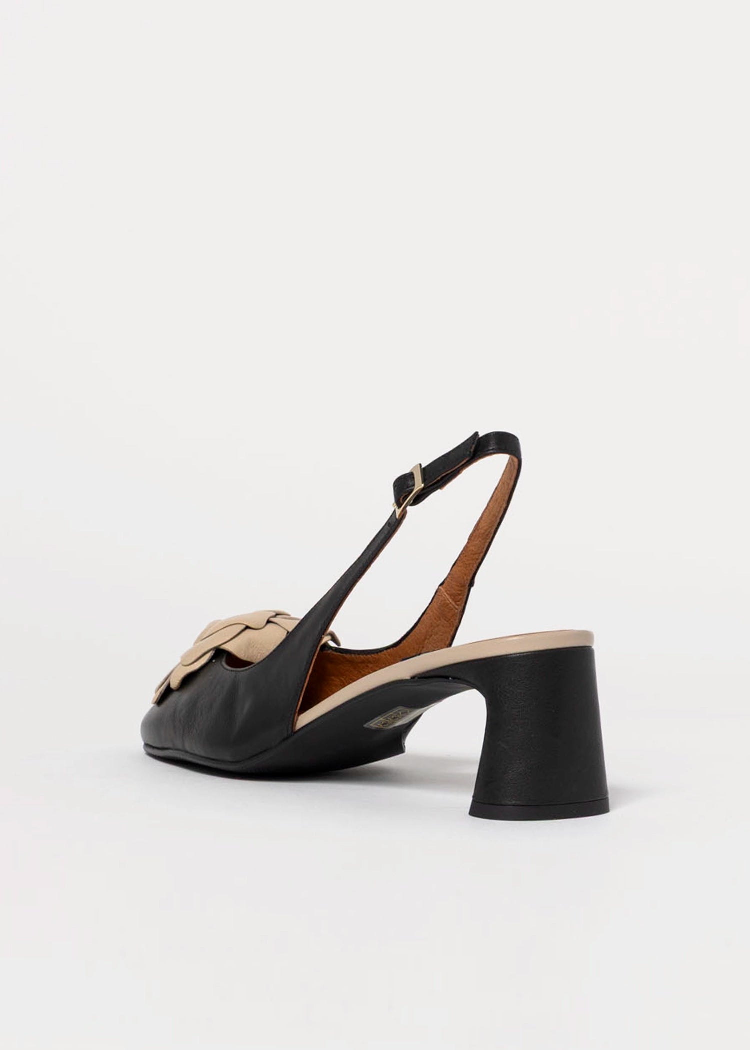 swatch_Black/Latte angel alarcon slingback pump