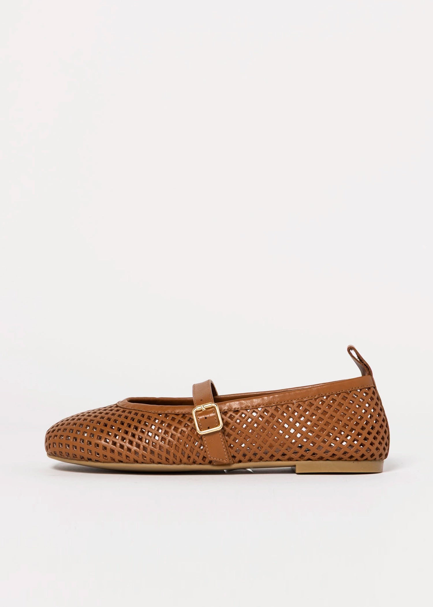 swatch_Cuoio Leather tiziana perforated flat angel alarcon