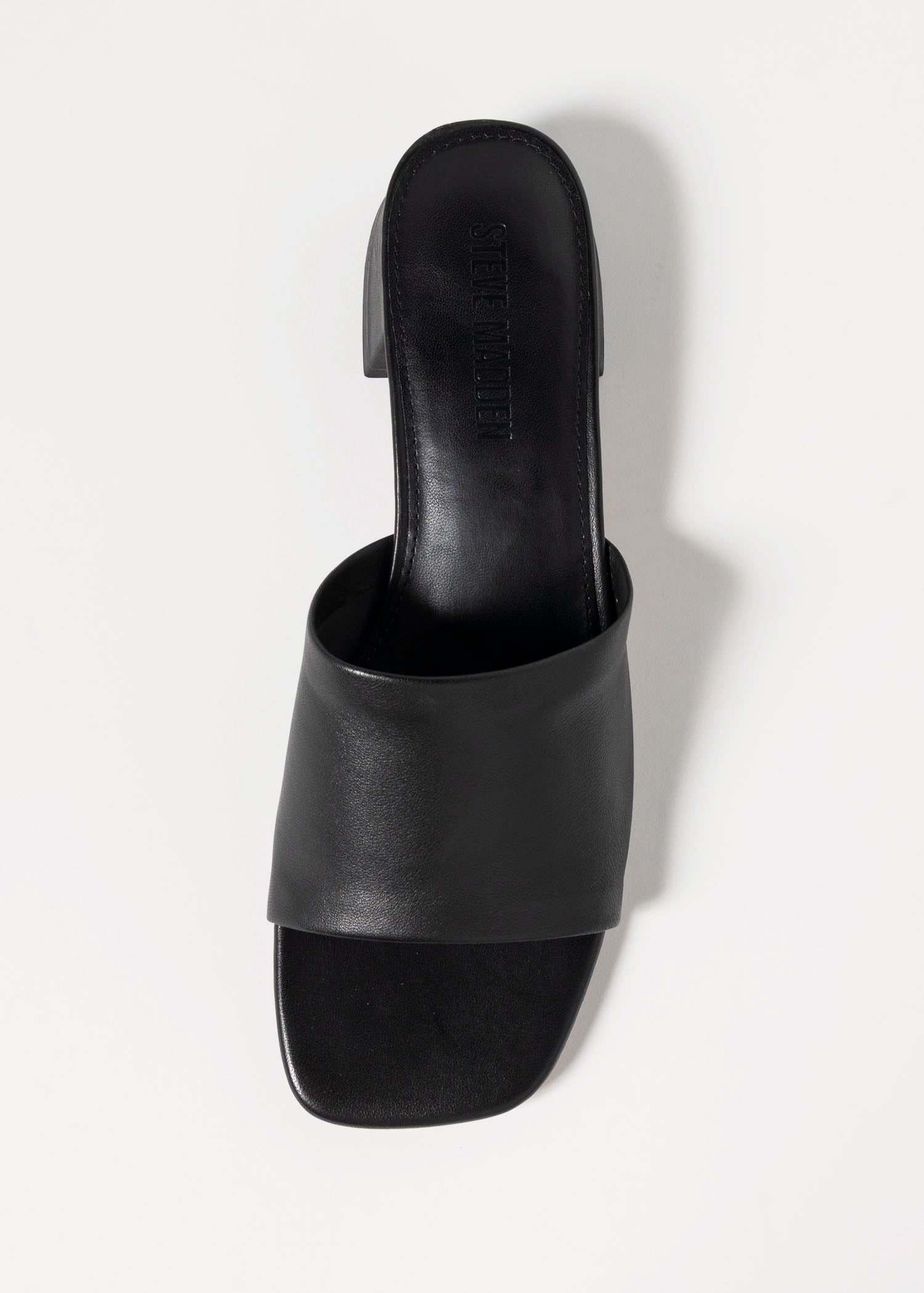 swatch_Black steve madden montgomery slide sandal