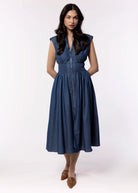 swatch_Denim thml smocked waist dress