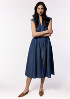 swatch_Denim thml smocked waist dress