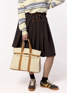 swatch_Tan canvas tote bag