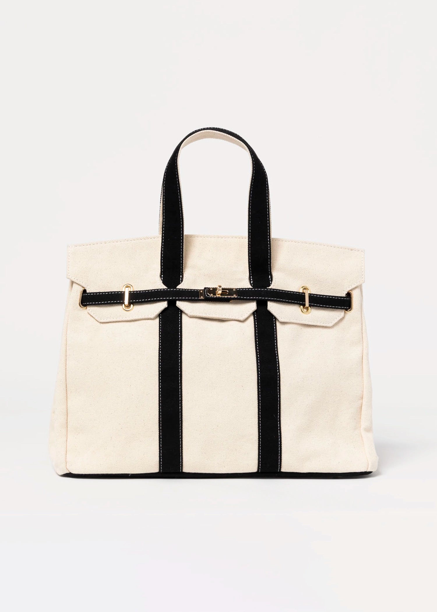 swatch_Black canvas tote bag