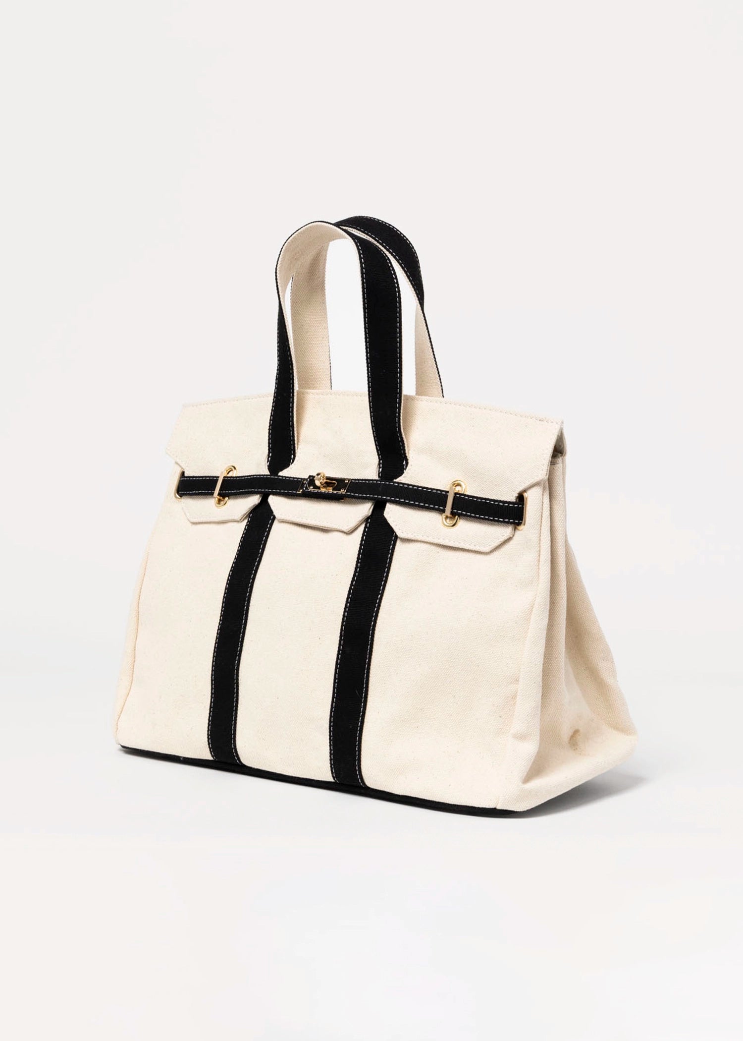 swatch_Black canvas tote bag