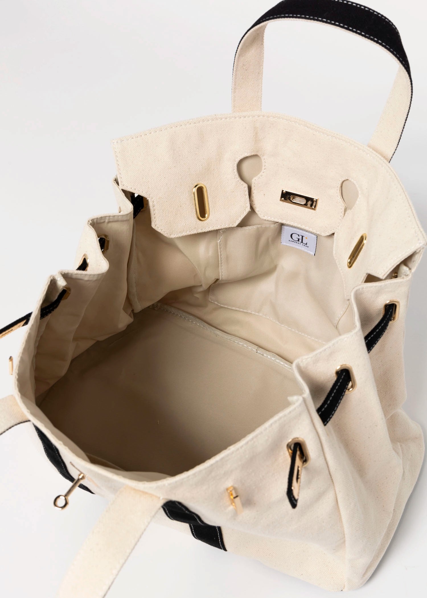 swatch_Black canvas tote bag