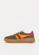 swatch_Khaki/Clementine athena platform sneaker shoes