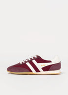 swatch_Wine/Off White gola sprinter sneaker