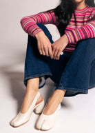 swatch_Bone Leather tabi slingback pump