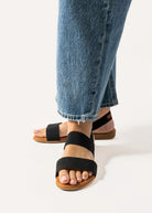 swatch_black nigella sandal flat sandals