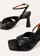 swatch_black leather maelle leather sandal heeled sandals