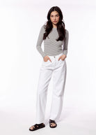 swatch_Heather Grey/Black emma long sleeve tshirt