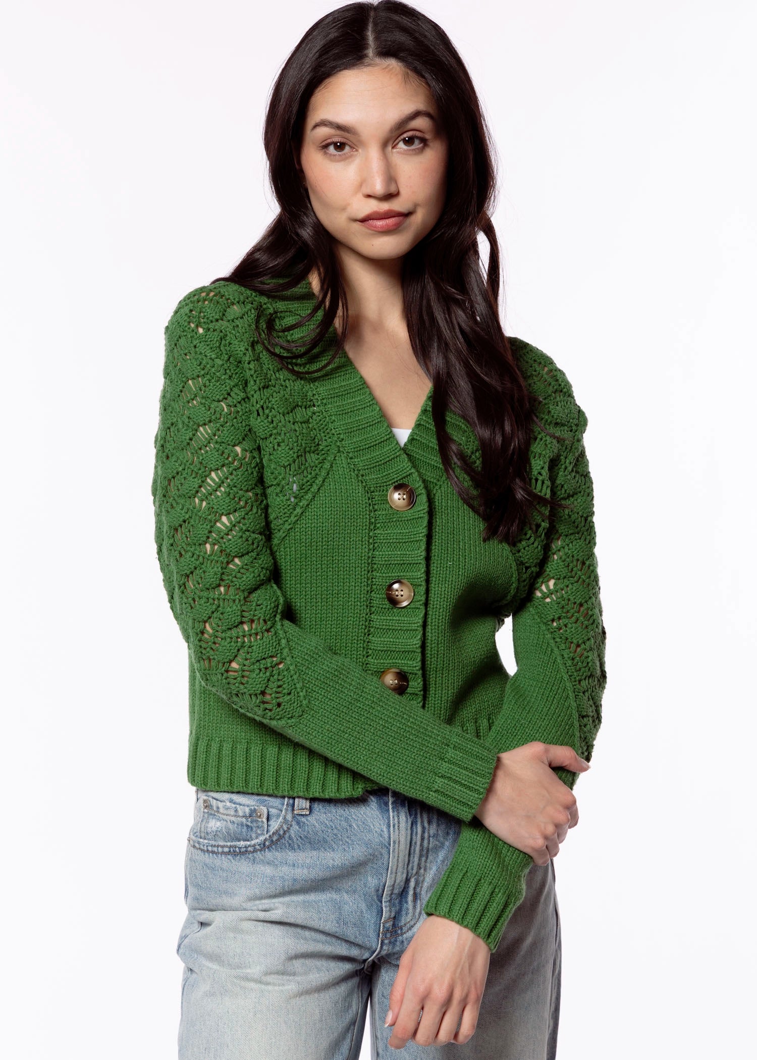 swatch_Grass heartloom amalda cardi