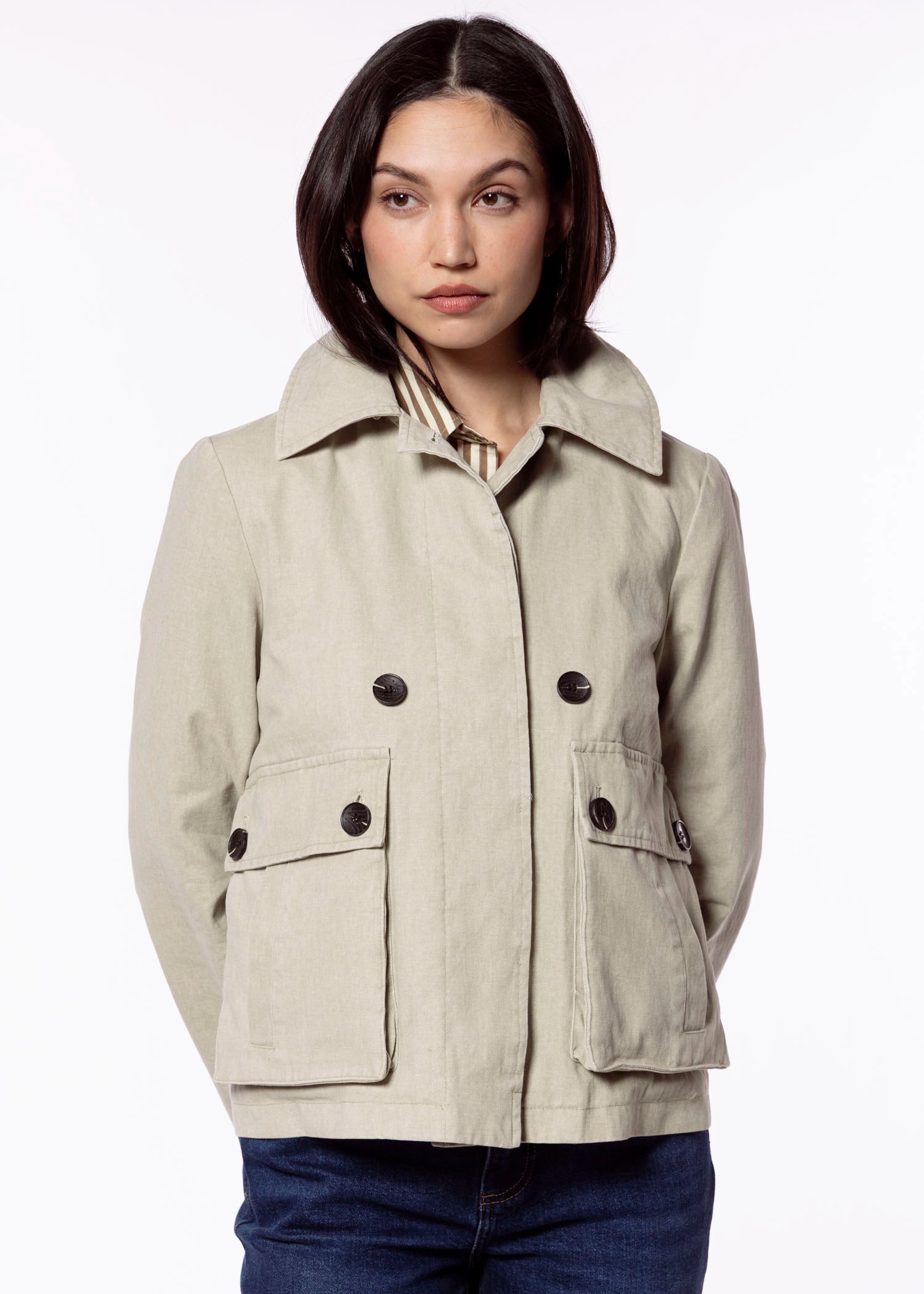 swatch_Tan avec les filles cotton cape jacket