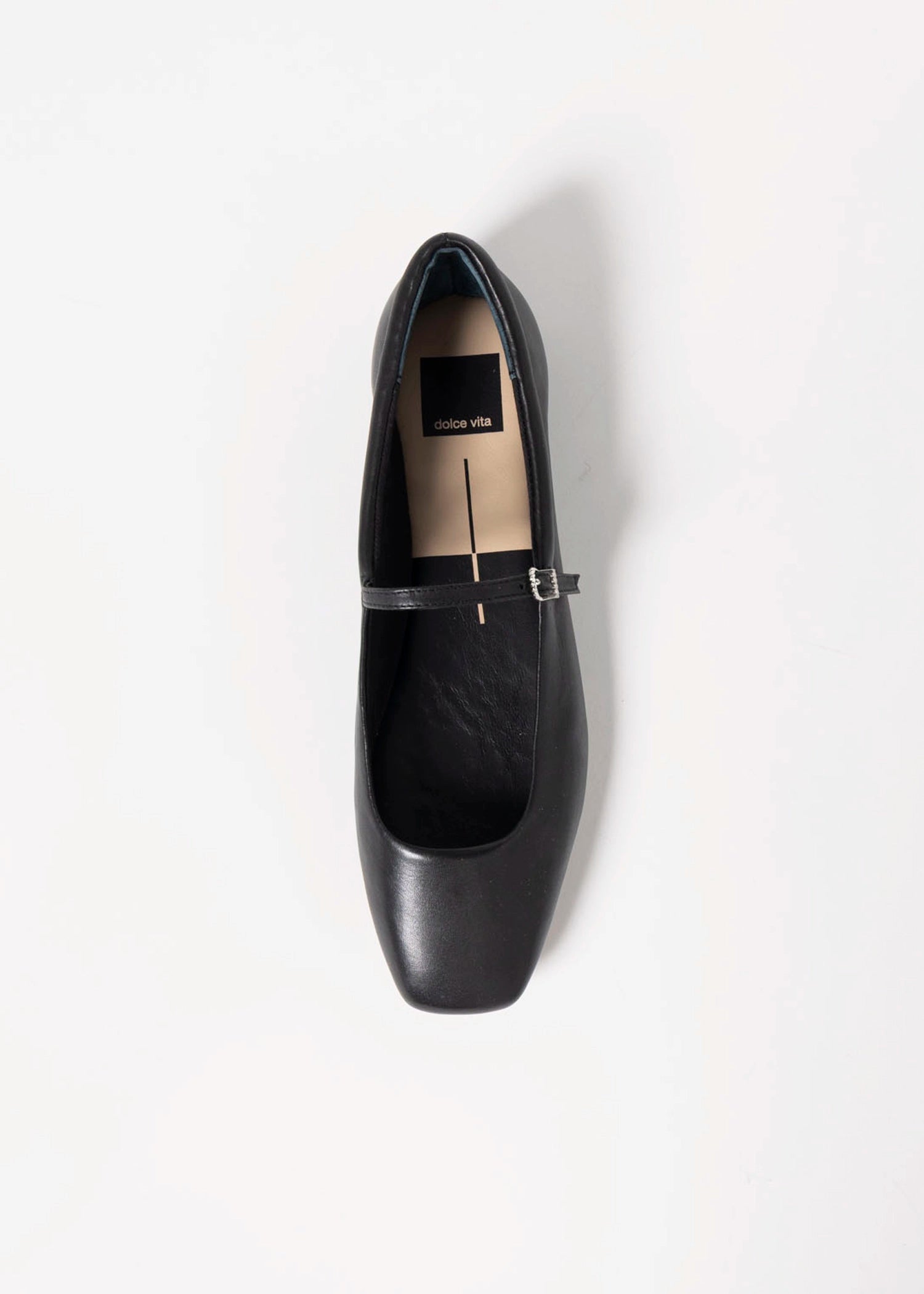 swatch_Black Leather dolce vita reyes ballet flat
