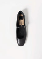 swatch_Black Leather dolce vita reyes ballet flat