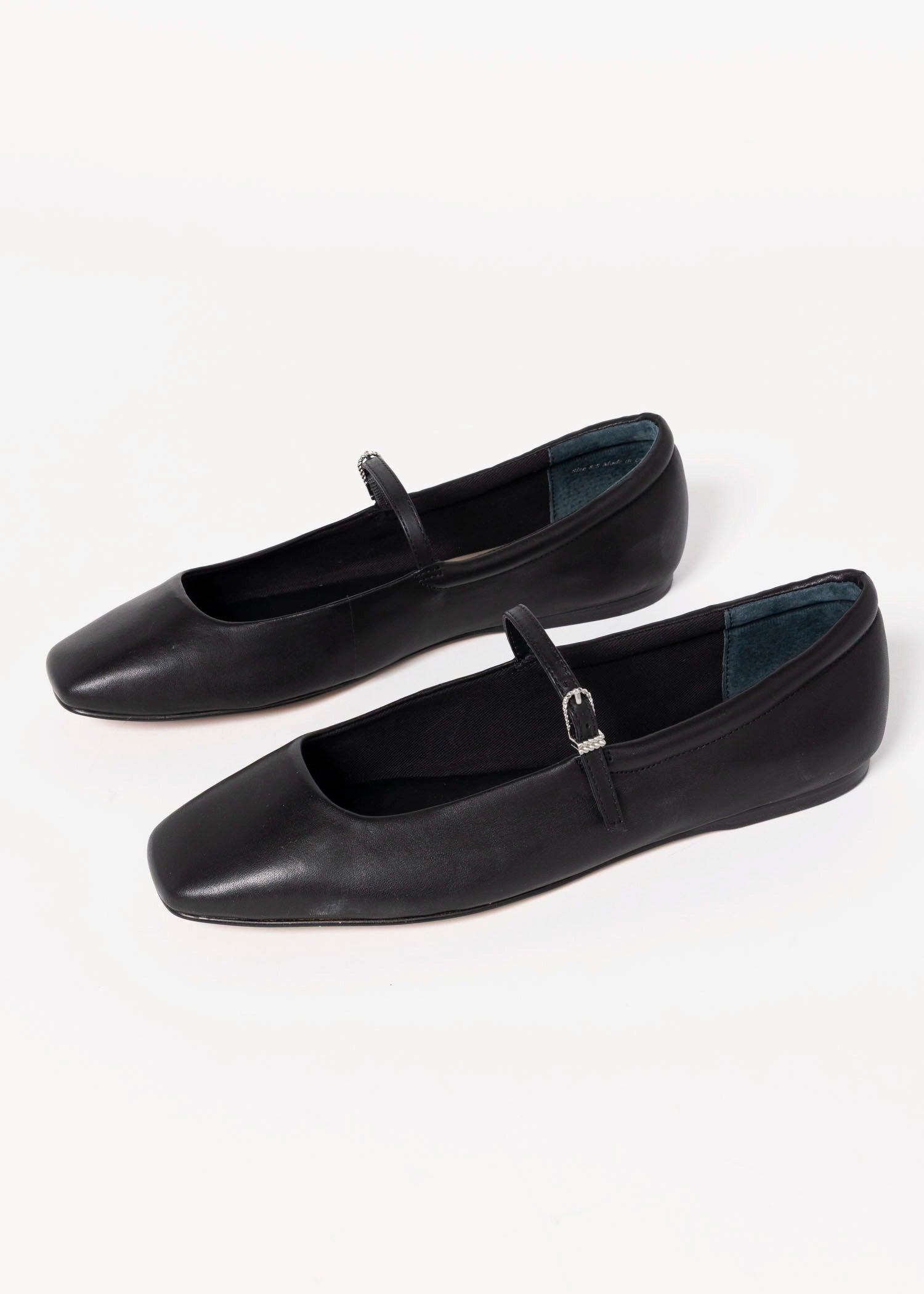 swatch_Black Leather dolce vita reyes ballet flat
