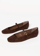 swatch_Dark Brown Suede dolce vita reyes ballet flat