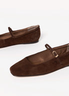 swatch_Dark Brown Suede dolce vita reyes ballet flat